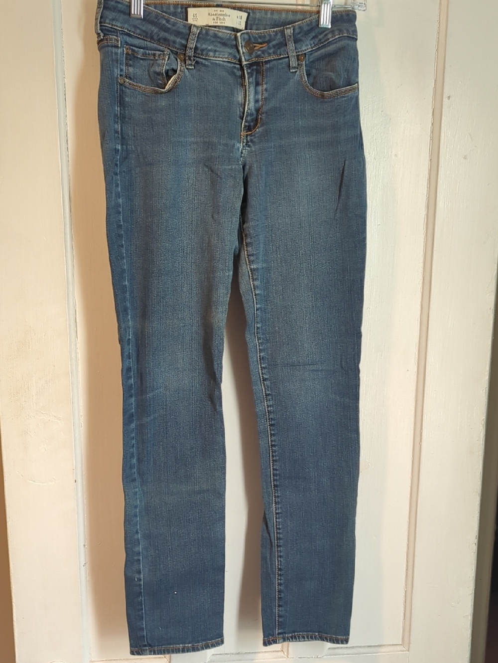 Abercrombie & Fitch Skinny Jeans in Blue Wash